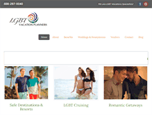 Tablet Screenshot of lgbtvacationplanners.com